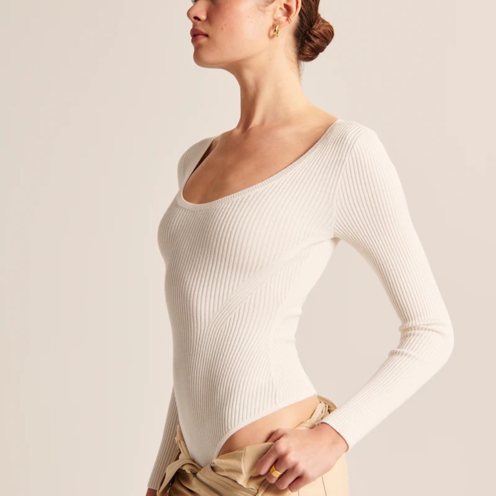 Abercrombie Scoopneck Sweater Bodysuit
